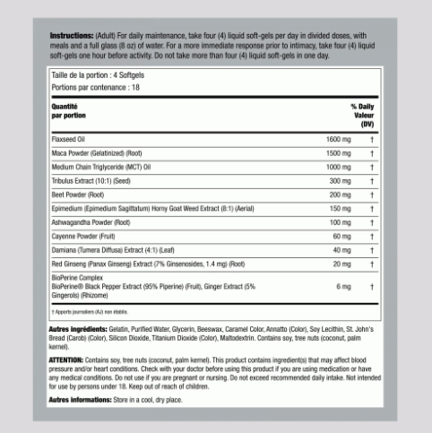 Irwin Naturals® Maca Root + Ashwagandha  75 Liquid Soft-Gels | Energy, Vitality & Balance
