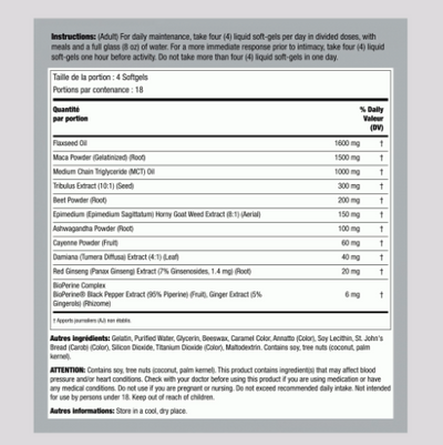 Irwin Naturals® Maca Root + Ashwagandha  75 Liquid Soft-Gels | Energy, Vitality & Balance